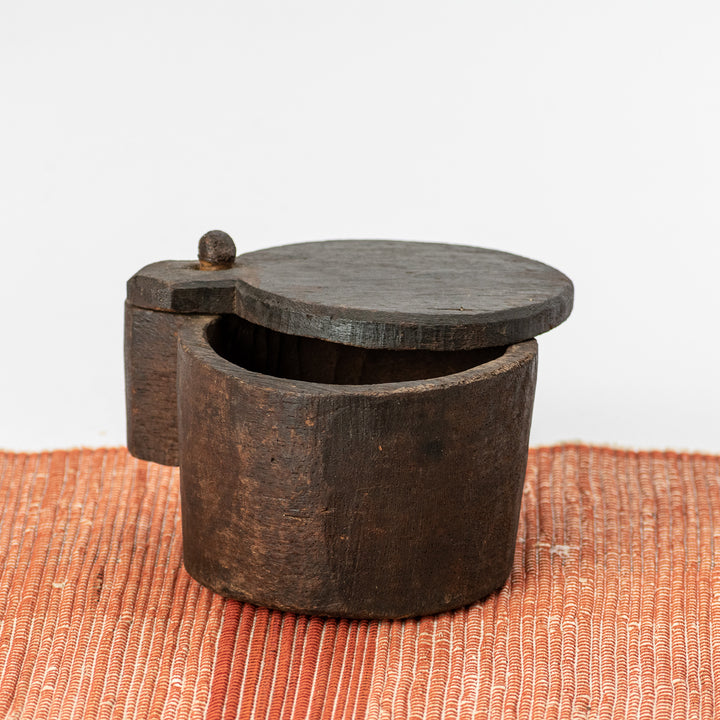 Vintage Wooden Salt Box