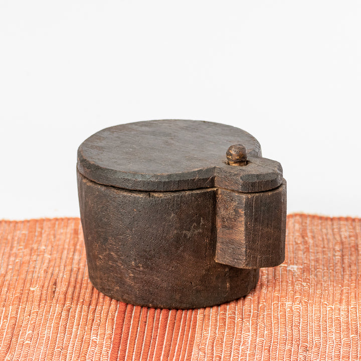 Vintage Wooden Salt Box
