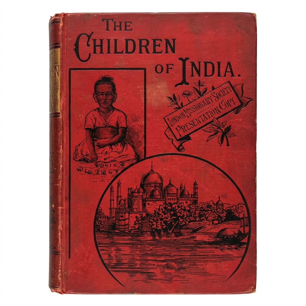 Vintage Hardcover Book - The Children of India (1891 edition)