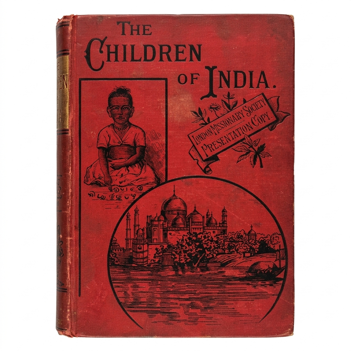 Vintage Hardcover Book - The Children of India (1891 edition)