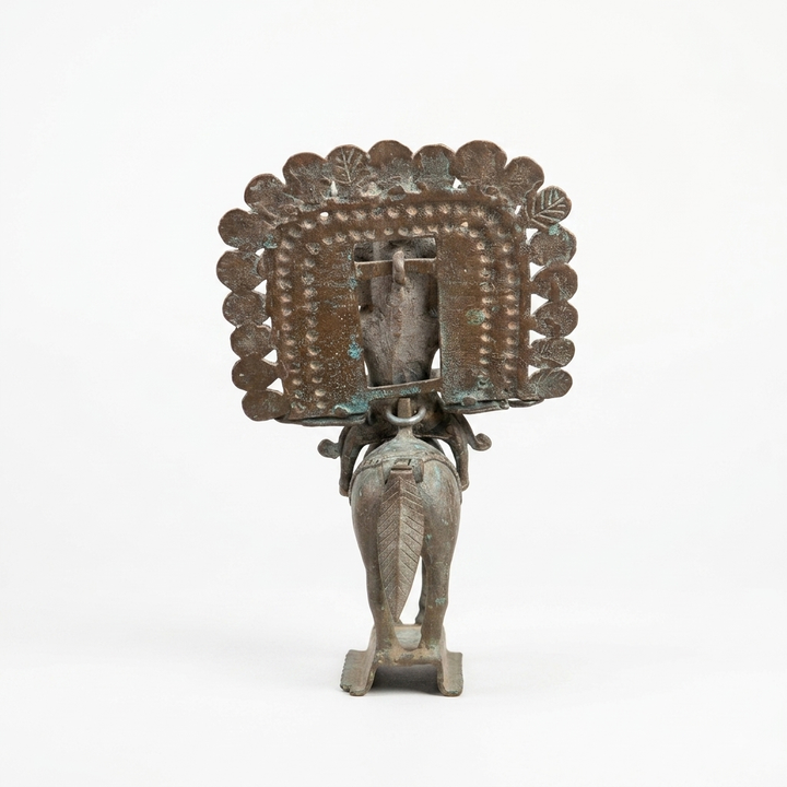 Vintage Theyyam / Bhuta Bronze Deity on Horse | Kerala