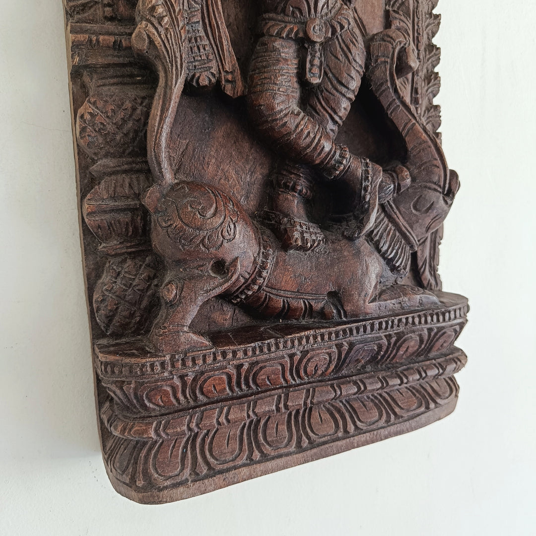 Darpana Sundari on a Yali Wooden Panel
