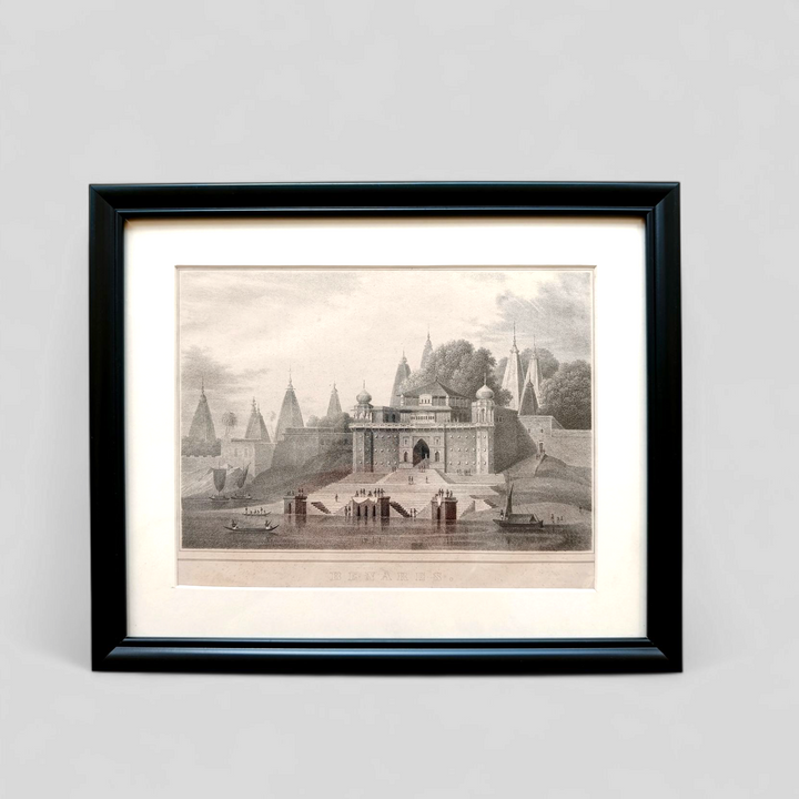 Vintage Steel Cut Print - Benares