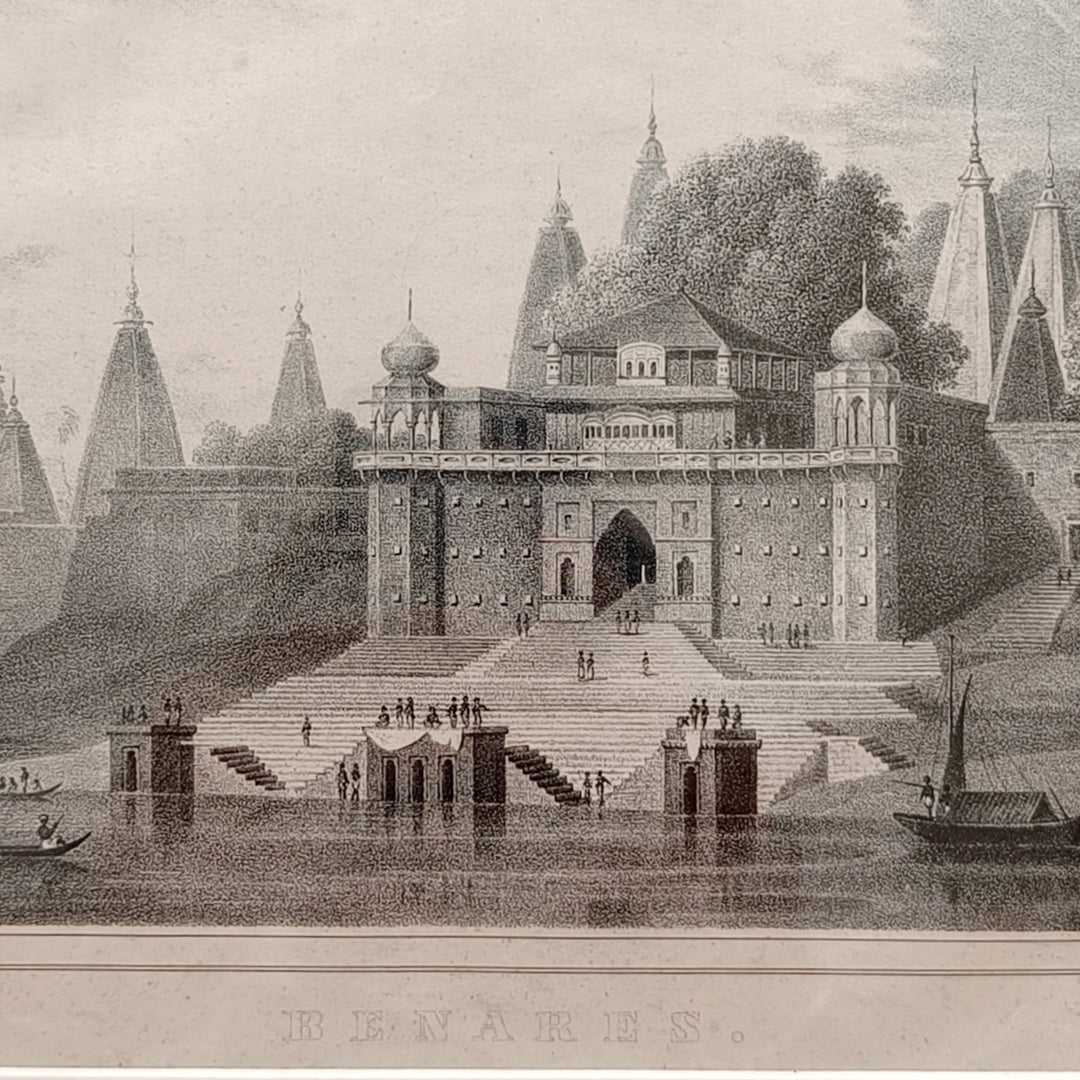 Vintage Steel Cut Print - Benares