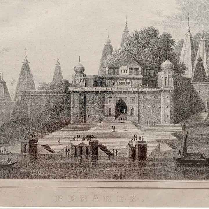 Vintage Steel Cut Print - Benares