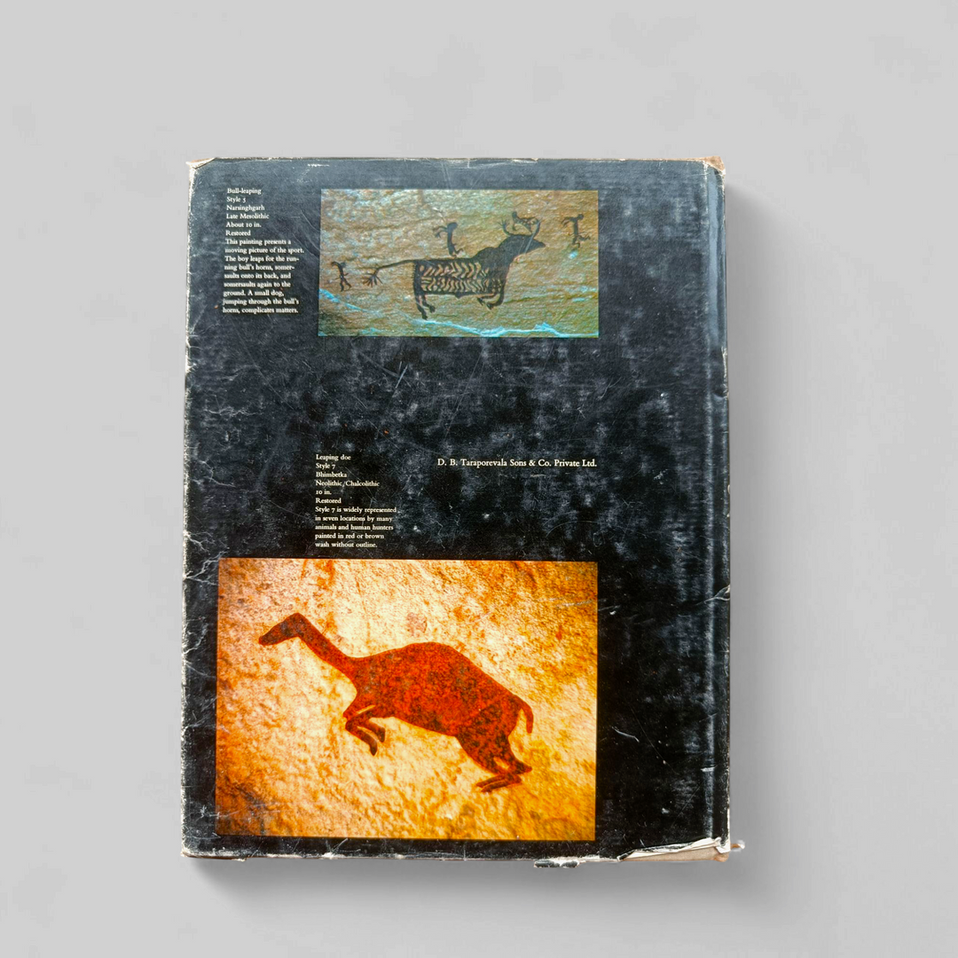 Stone Age Painting in India by Vishnu Wakankar and Robert Brooks (1976 Hardcover Edition)