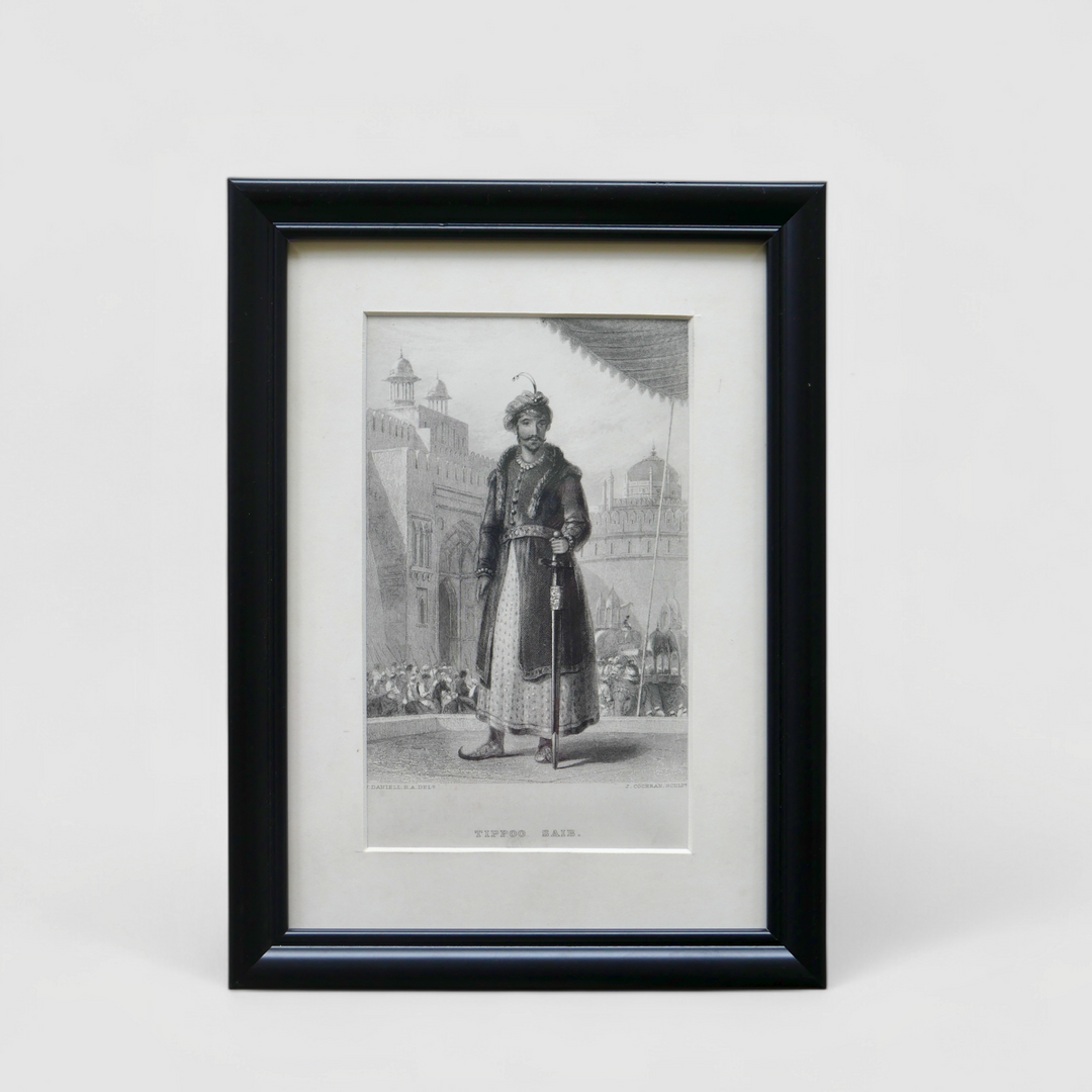 Portrait of Tippoo Saib (Tippu Sultan), ca. 1840