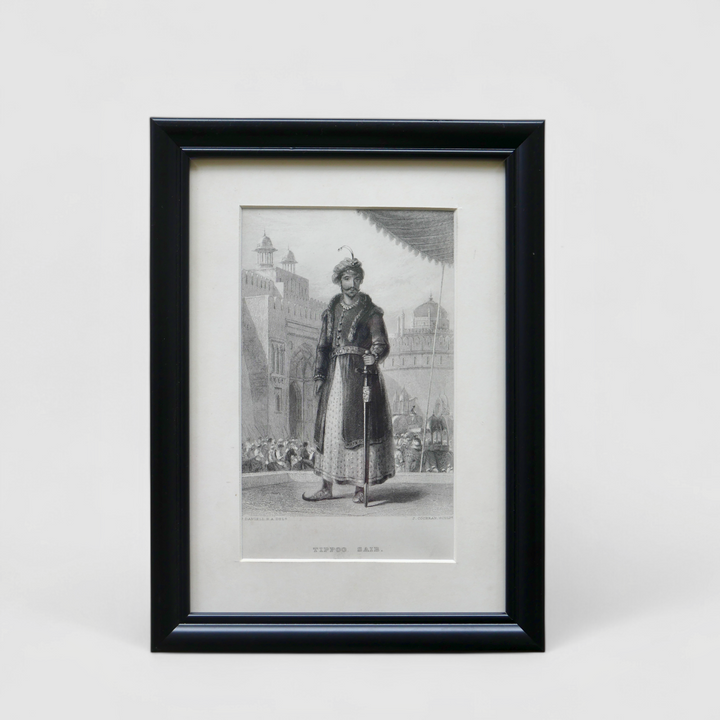 Portrait of Tippoo Saib (Tippu Sultan), ca. 1840