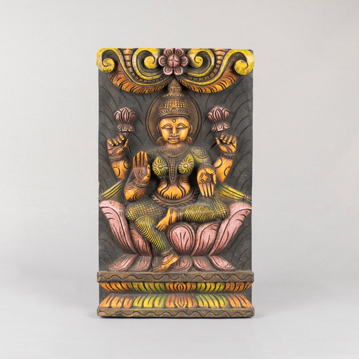 Wooden Laxmi Panel