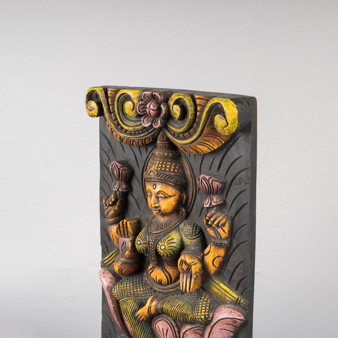 Wooden Laxmi Panel