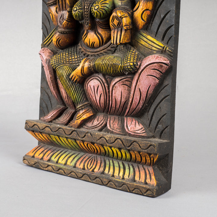 Wooden Laxmi Panel