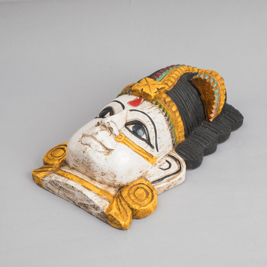 Wooden Meenakshi Mask
