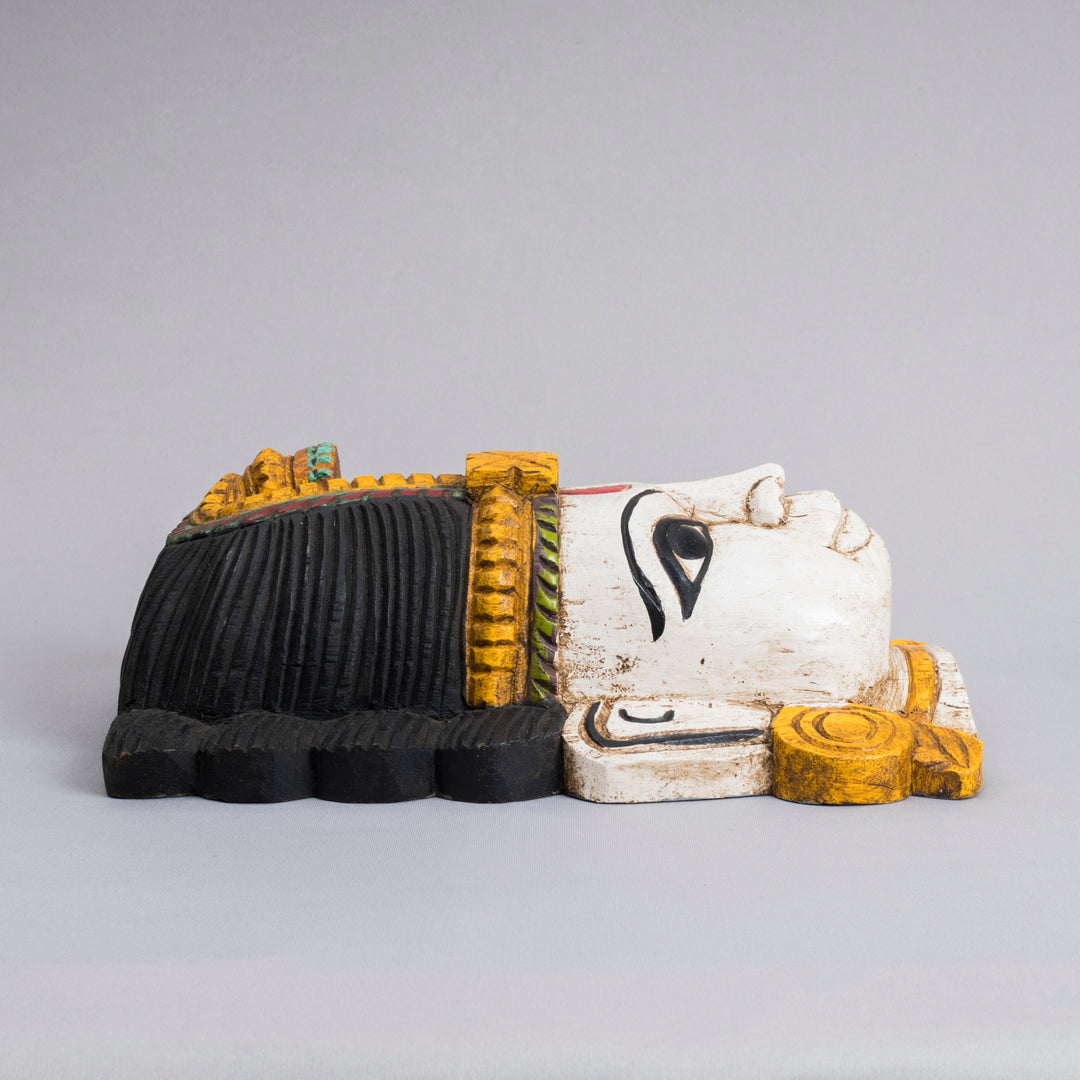 Wooden Meenakshi Mask