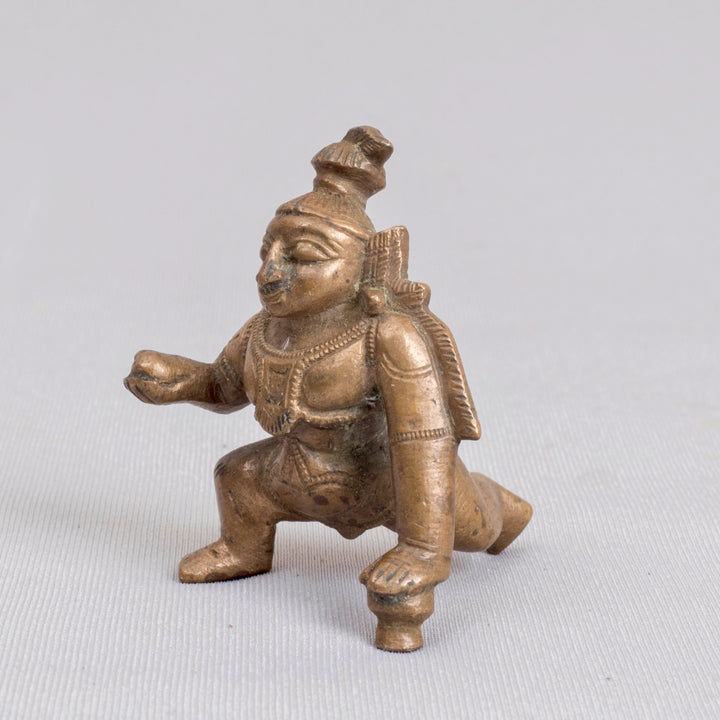 Vintage Bronze Figure of Balagopal (Child Krishna)