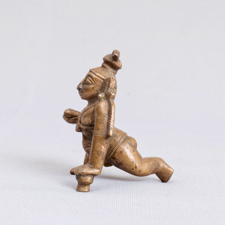 Vintage Bronze Figure of Balagopal (Child Krishna)