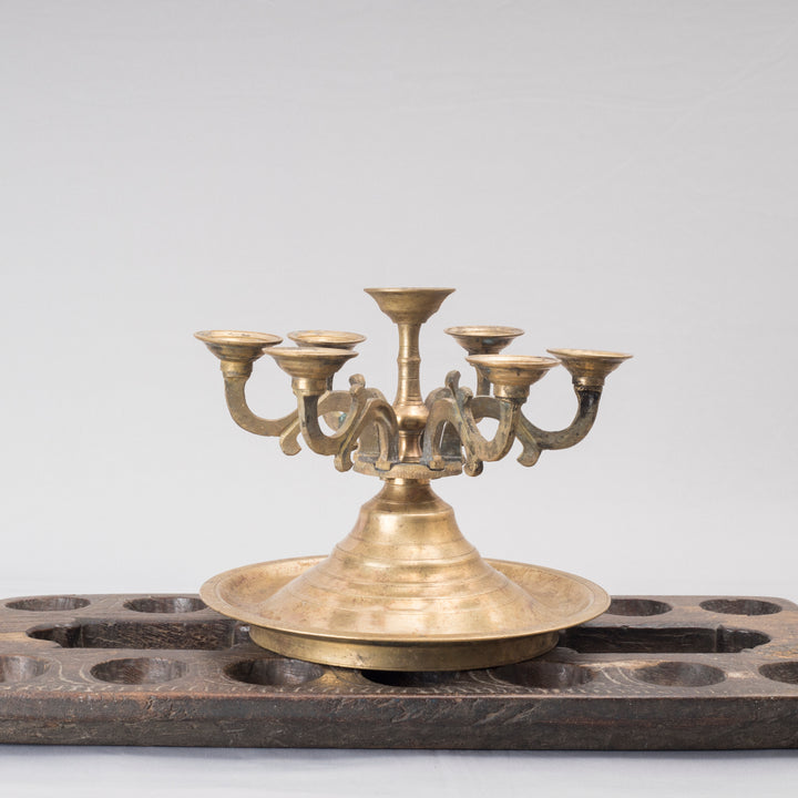 Vintage Circular Camphor Aarti Lamp