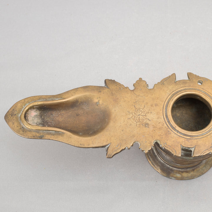Vintage Changalvattam Brass Lamp