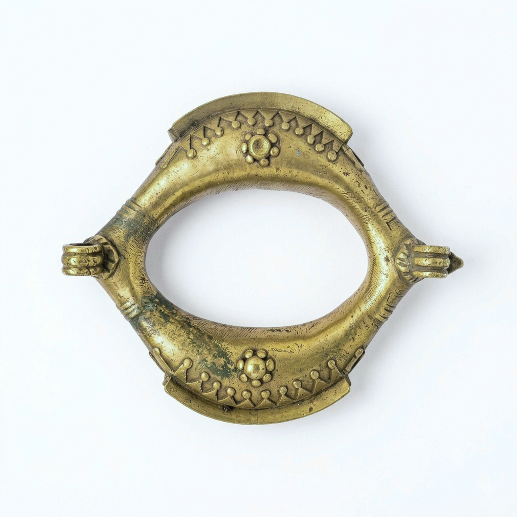 Vintage Theyyam Bronze Anklet | Kakkaru / Silambu | Kerala
