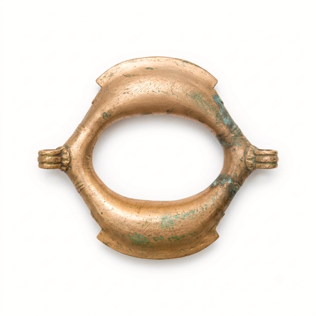 Vintage Theyyam Bronze Anklet | Kakkaru / Silambu | Kerala