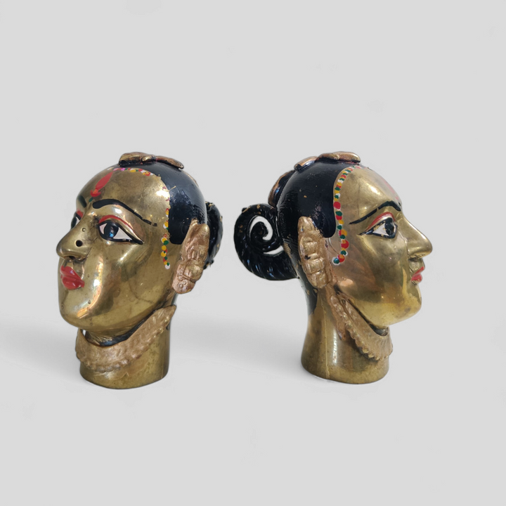Pair of vintage Gauri Heads