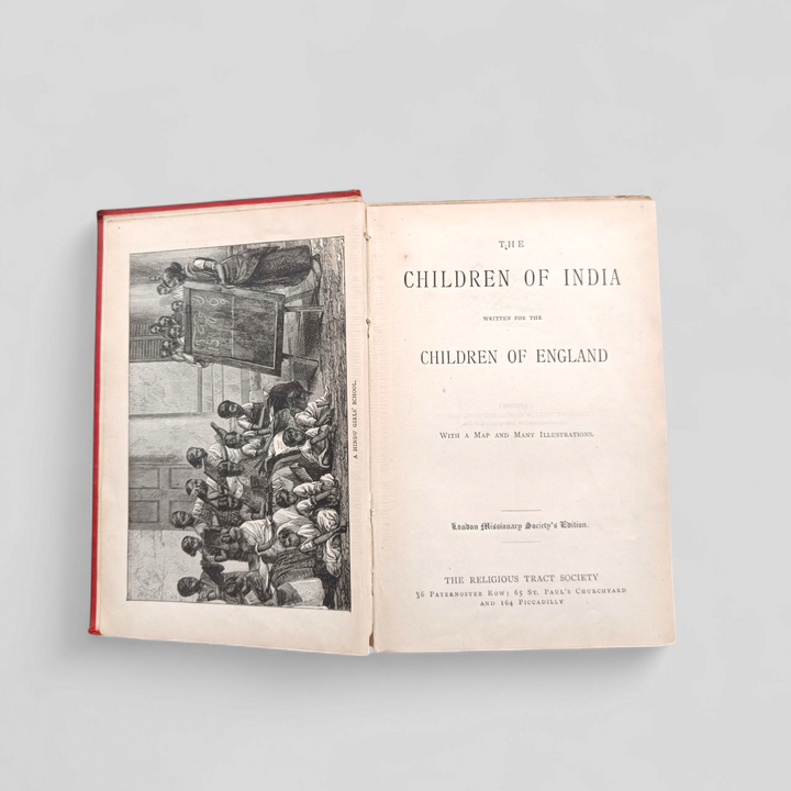 Vintage Hardcover Book - The Children of India (1891 edition)