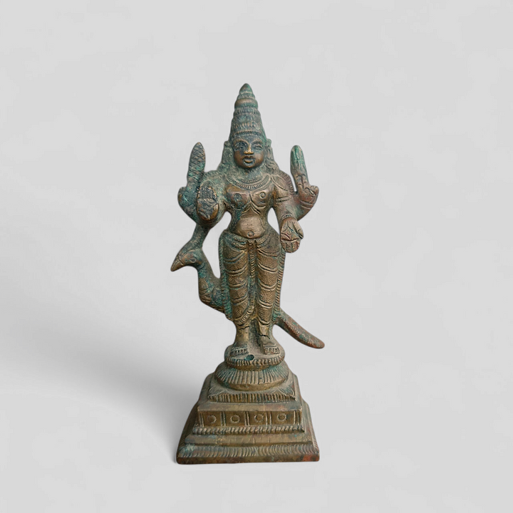 Vintage Kartikeya Statuette