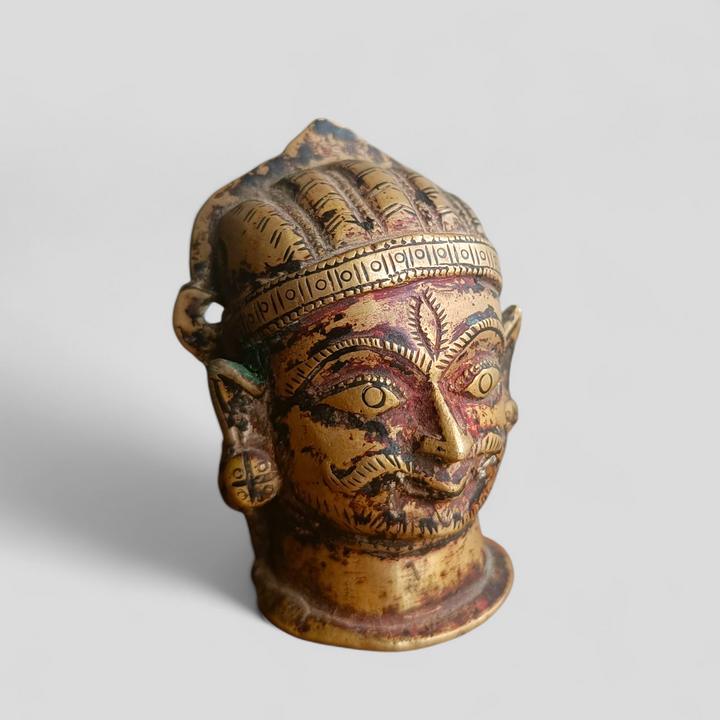 Vintage Miniature Shiva Mukhakriti