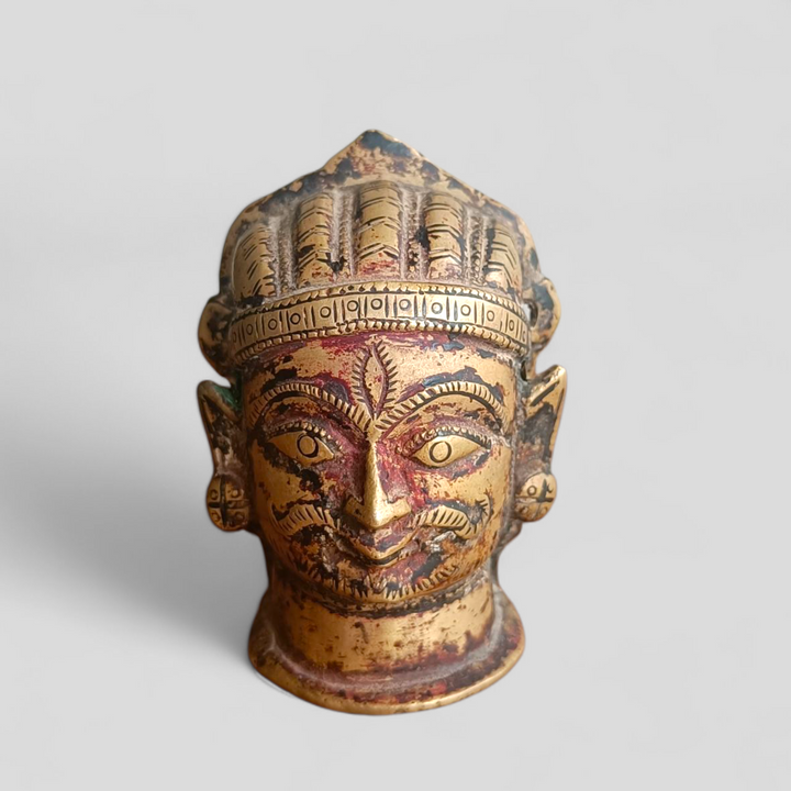 Vintage Miniature Shiva Mukhakriti