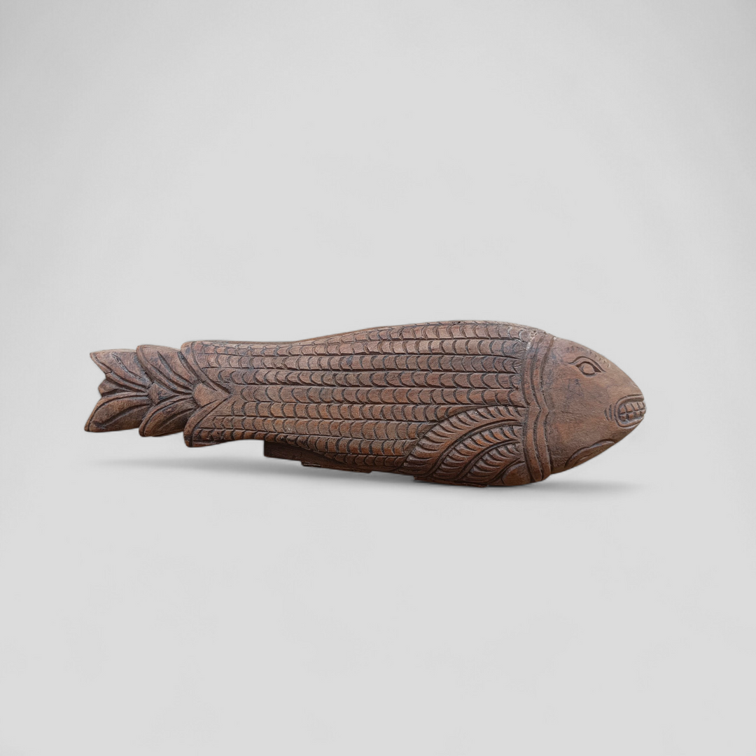 Handcrafted Pallanguzhi Board | Traditional Indian Mancala Game