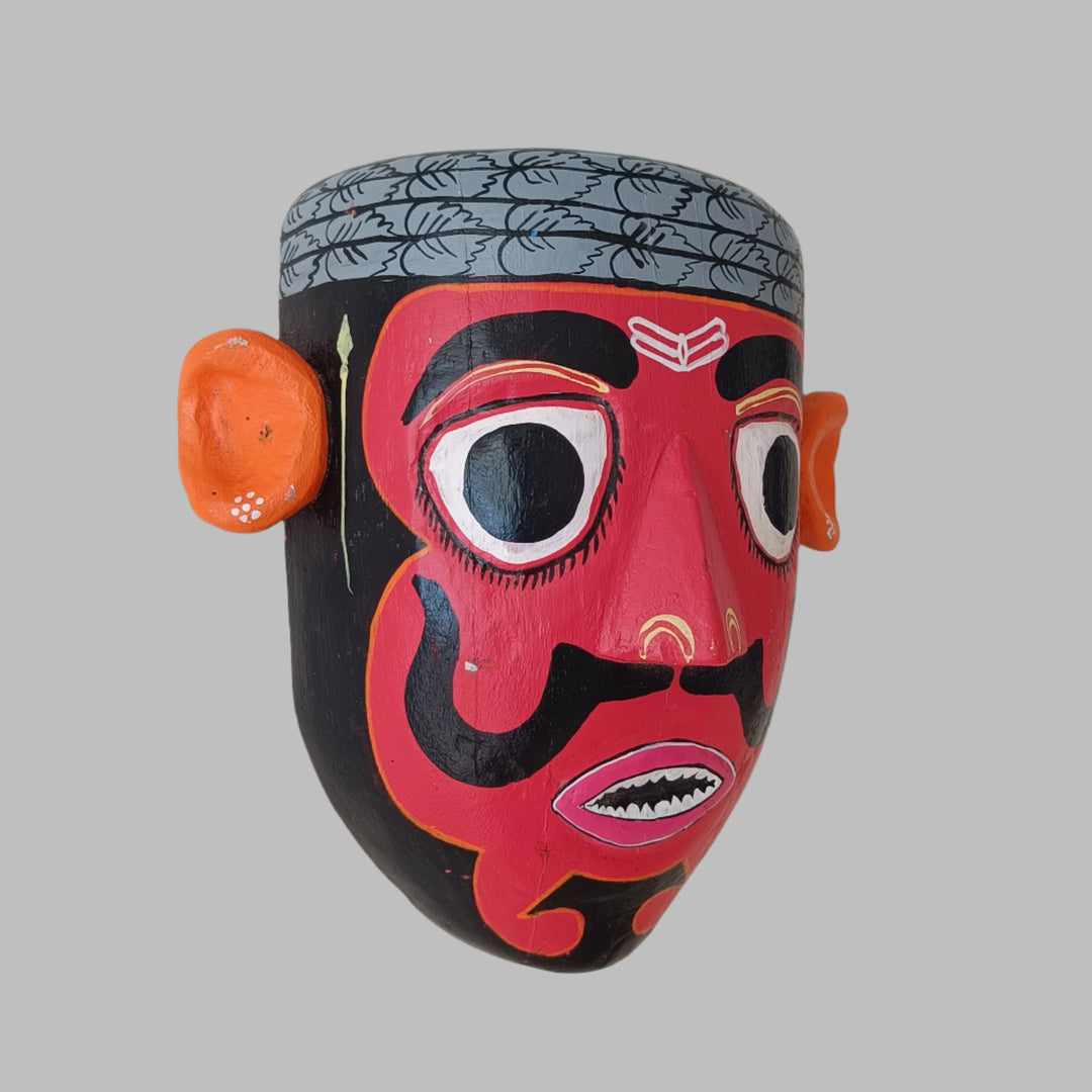 Handcrafted Folk Mask - Hanumana