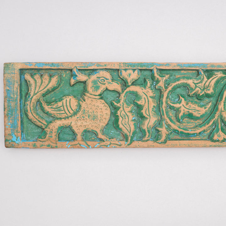 Vintage Carved Wooden Panel