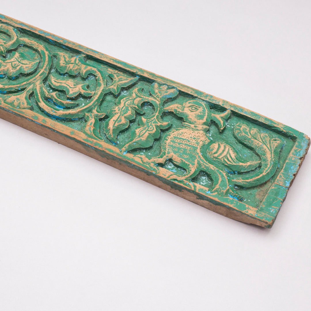 Vintage Carved Wooden Panel
