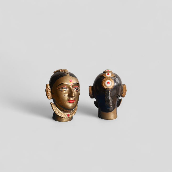 Pair of vintage Gauri Heads