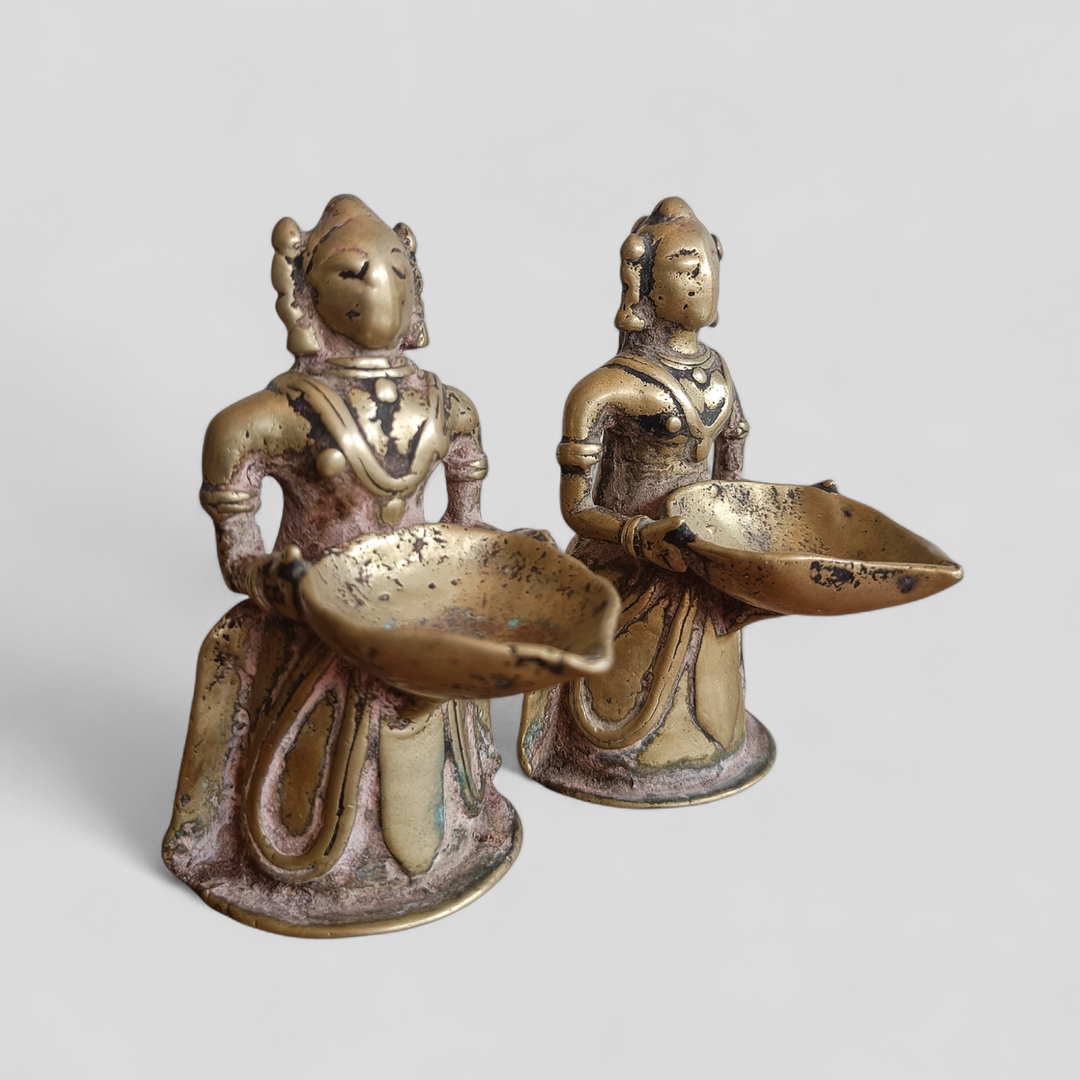 Pair of Deepalakshmi Lamps