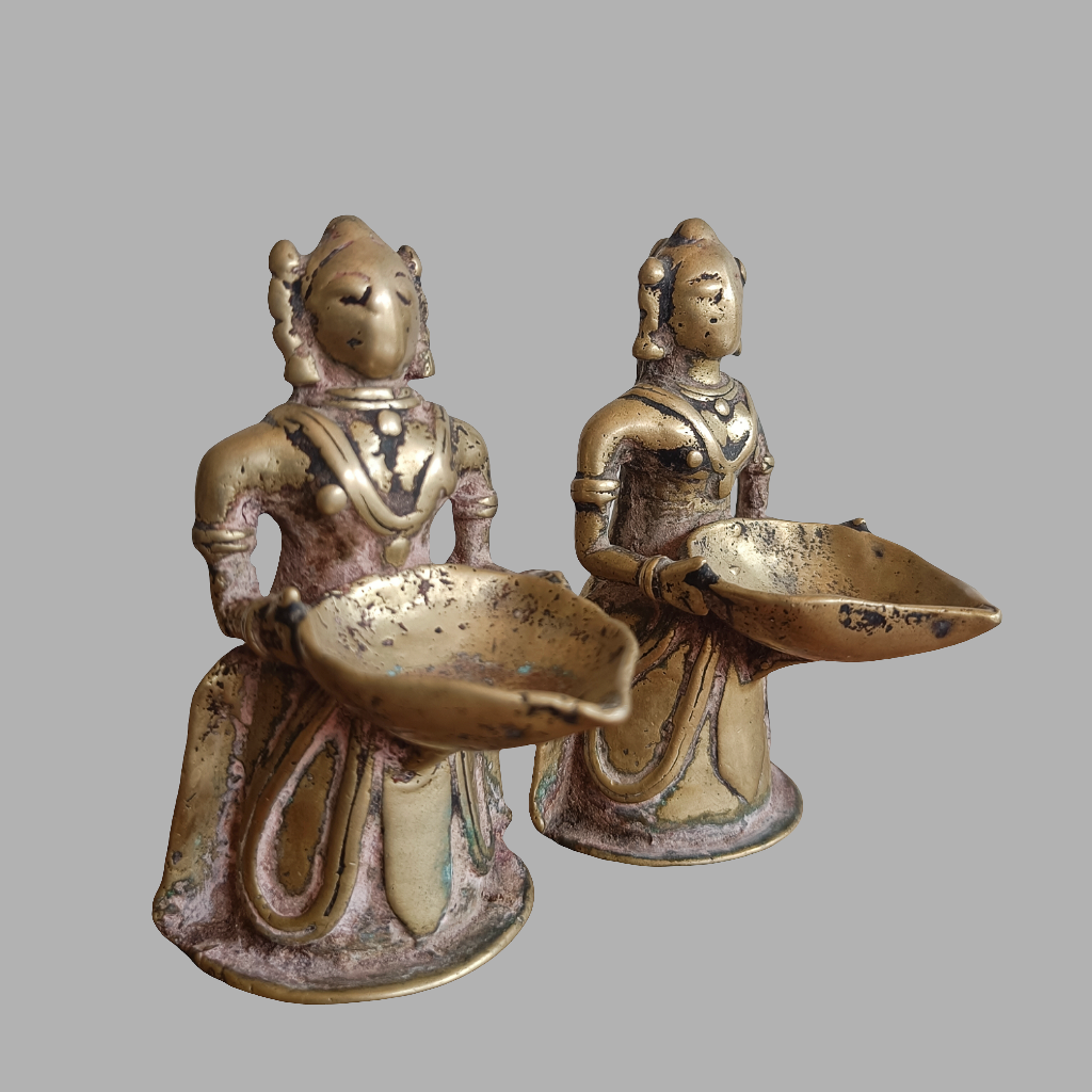 Pair of Deepalakshmi Lamps