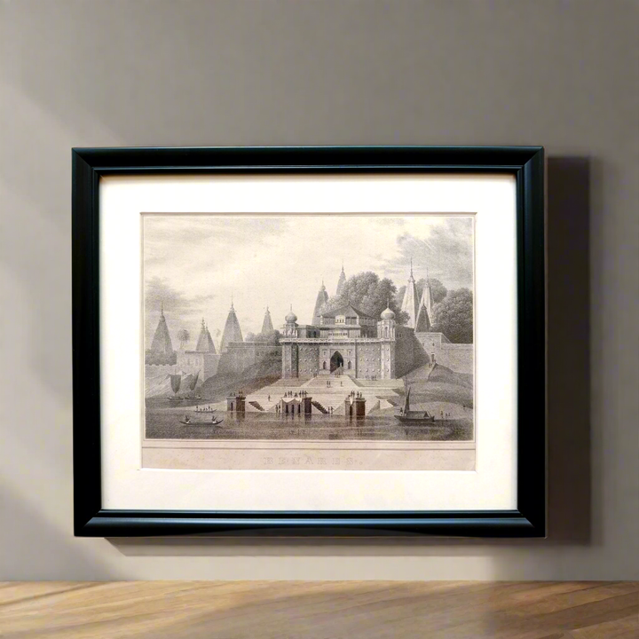 Vintage Steel Cut Print - Benares