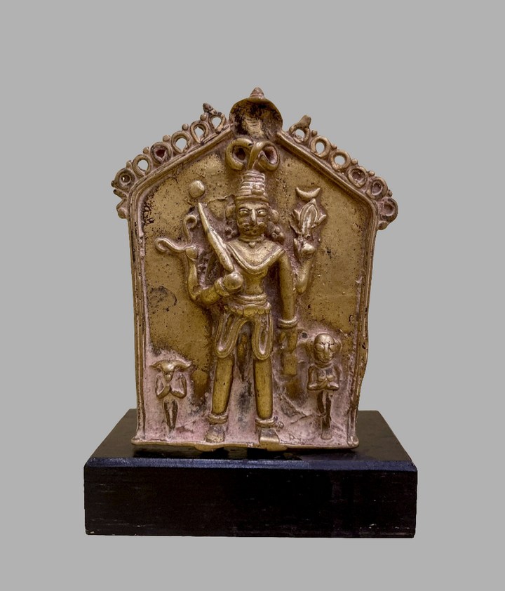 Vintage Veerabhadra Plaque