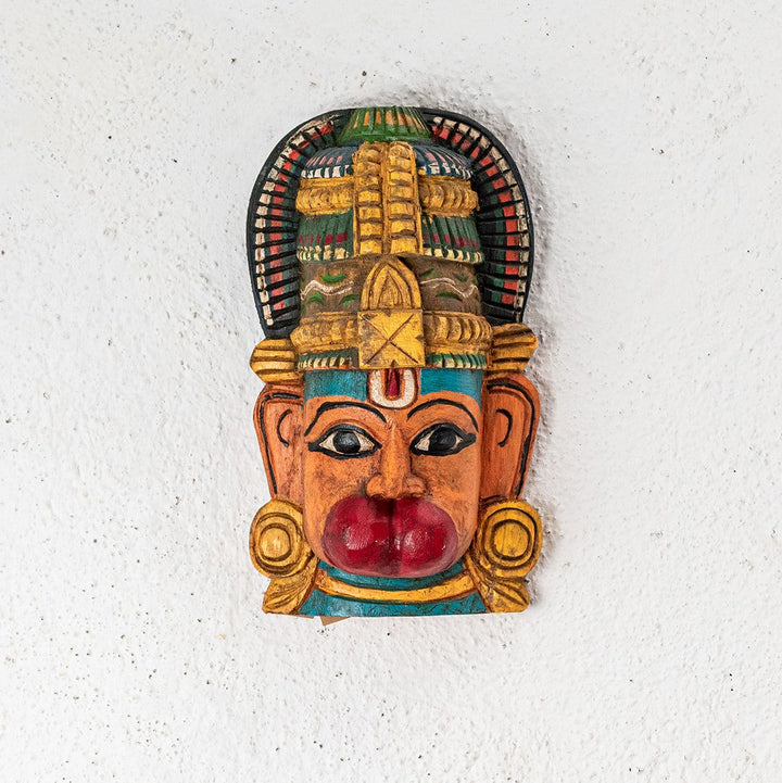 Wooden Hanuman Mask