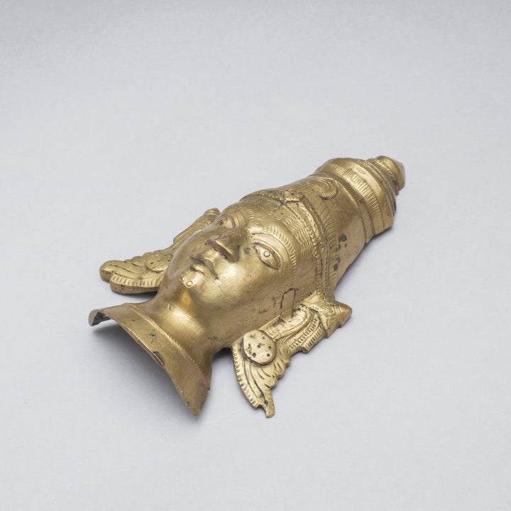 Vintage Brass Lakshmi Mask