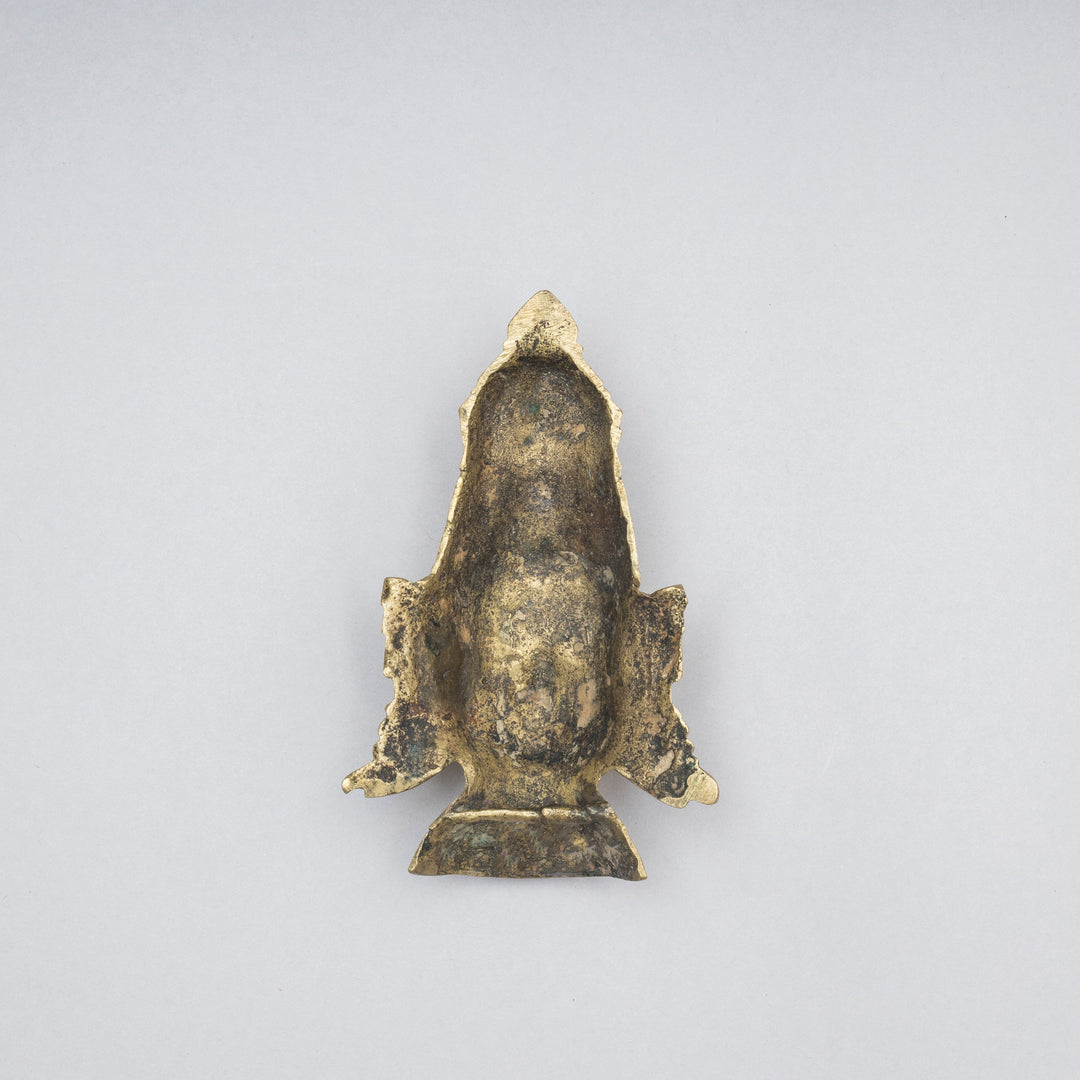 Vintage Brass Lakshmi Mask