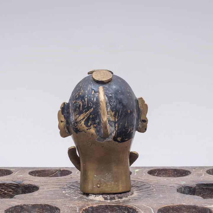 Vintage Brass Gauri Head