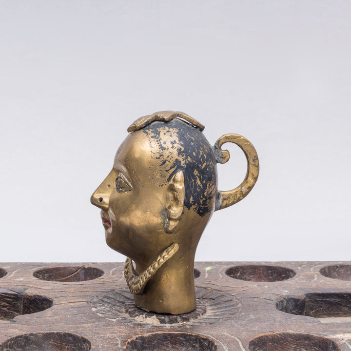 Vintage Brass Gauri Head