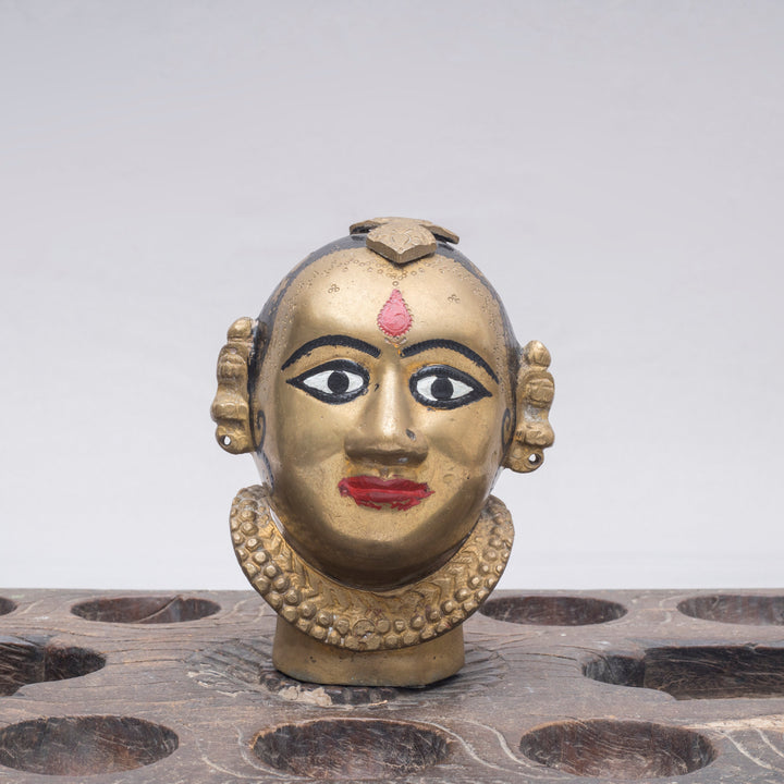 Vintage Brass Gauri Head