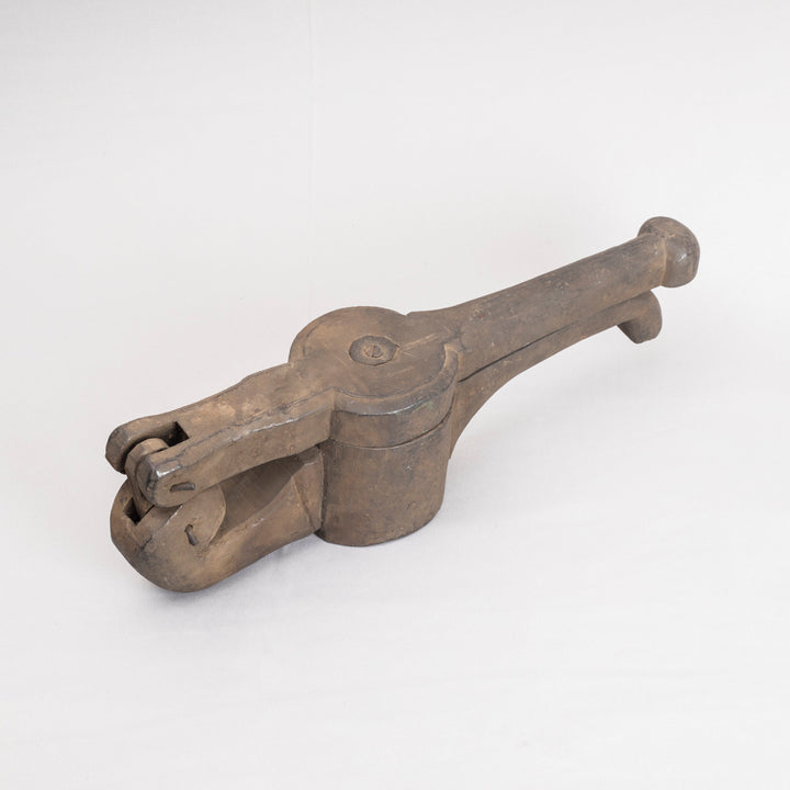 Vintage Wooden Stringhopper Press