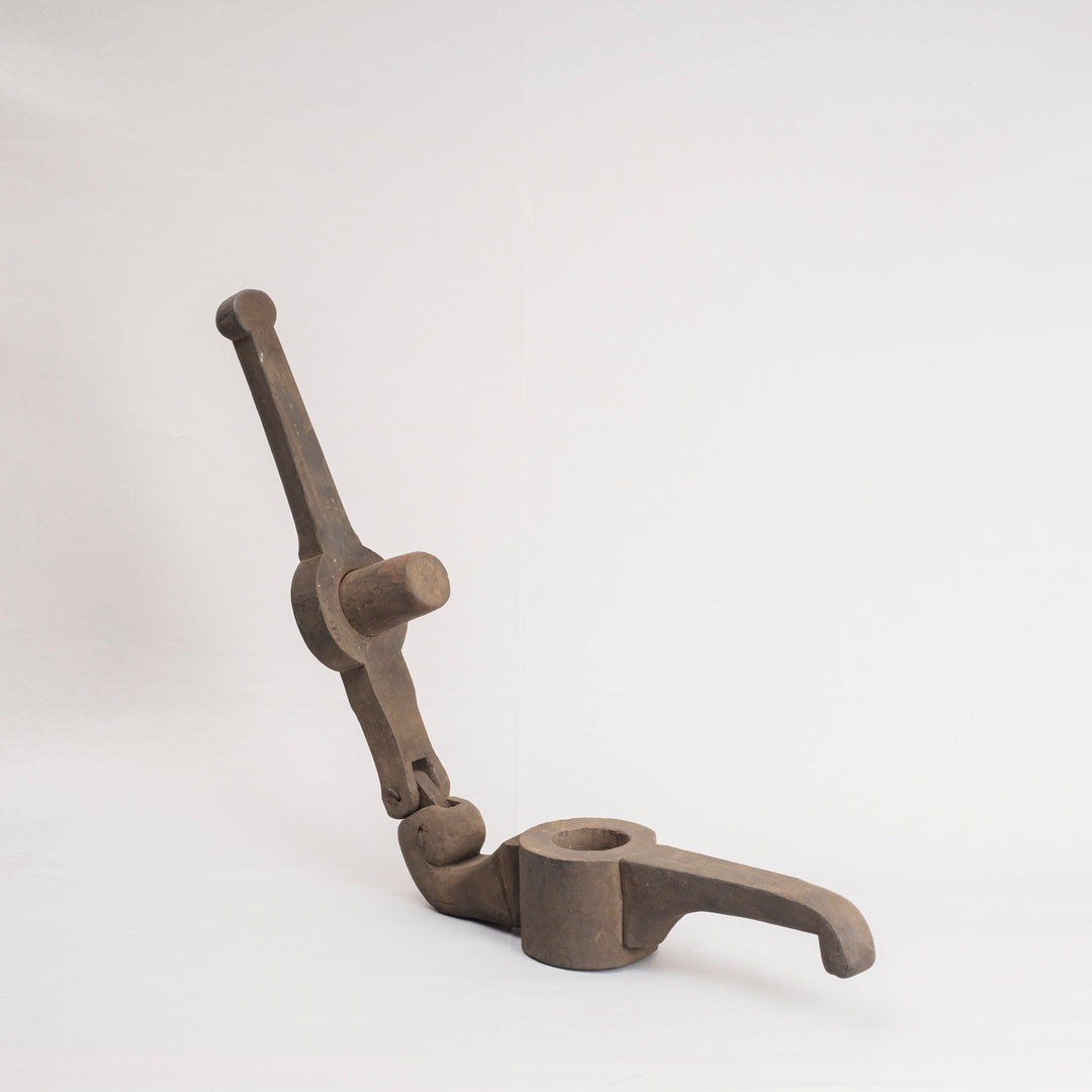 Vintage Wooden Stringhopper Press