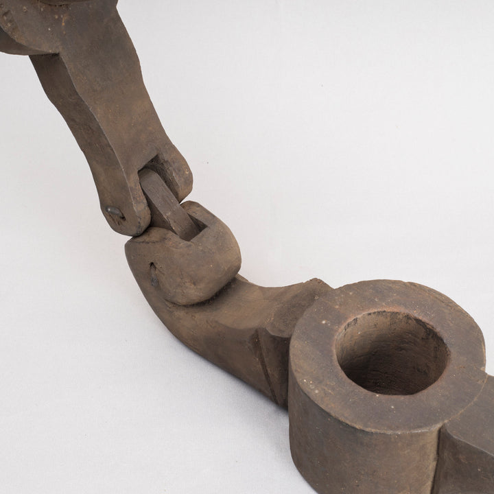 Vintage Wooden Stringhopper Press