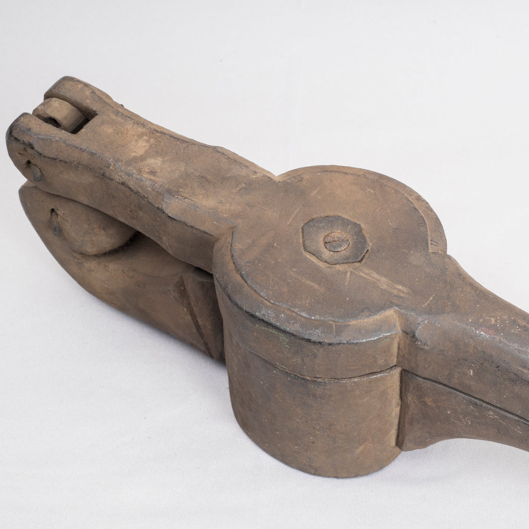 Vintage Wooden Stringhopper Press