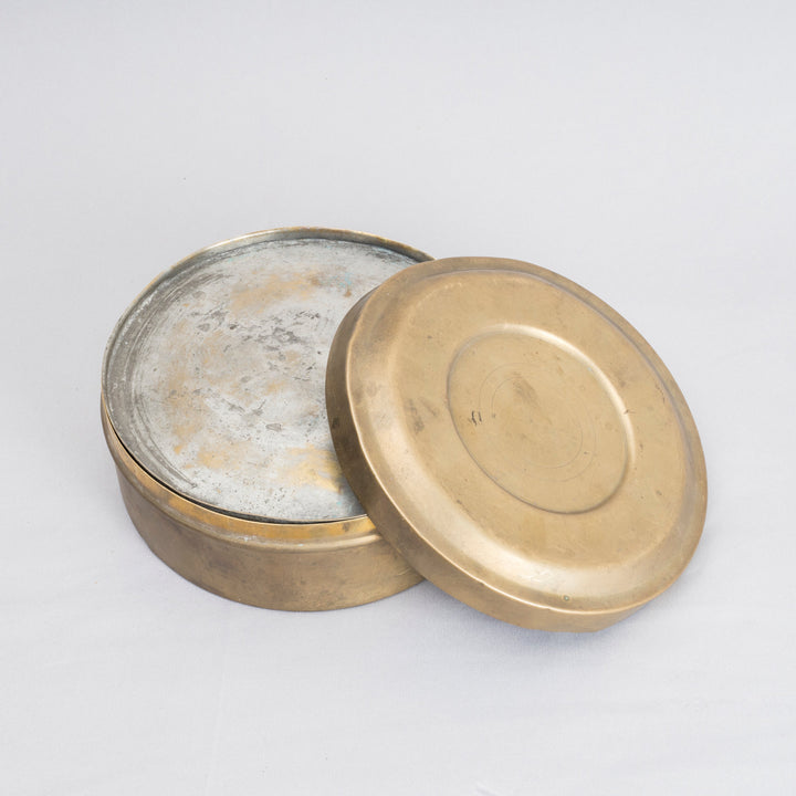 Vintage Brass Spice Box