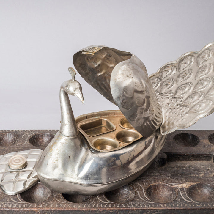 Vintage Peacock Betel Case
