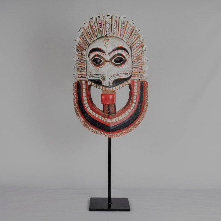 Vintage Wooden Thira Mask